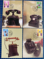 MACAU MAXIMUM POST CARDS SET OF 9 - OLD MACAU PHONES - Macao