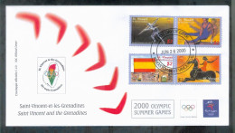 2000: FDC Envelope "Olympic Games Of Sydney" - St.Vincent Y Las Granadinas