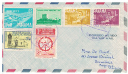 Panama  Air Mail Cover 1962 > Belgium - Panama