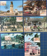 MACAU MAXIMUM POST CARDS LOT OF 6 - MACAU VIEWS WITH TRICYCLES - Macao