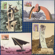 MACAU MAXIMUM POST CARDS  2 SETS - CONTEMPORARY SCULPTURES - Macao