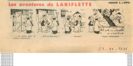 Les Aventures De LARIFLETTE .  21/10/1976 .  Preuve à L'appui ... - Sonstige & Ohne Zuordnung