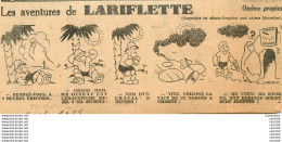 Les Aventures De LARIFLETTE .  04/06/1955 . Ombre Propice ... - Sonstige & Ohne Zuordnung