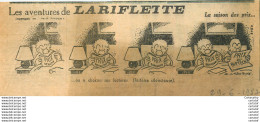 Les Aventures De LARIFLETTE .  29/06/1957 . La Saison Des Prix ... - Sonstige & Ohne Zuordnung