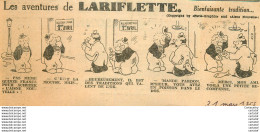 Les Aventures De LARIFLETTE . 31/03/1955 .  Bienafaisante Tradition ... - Sonstige & Ohne Zuordnung