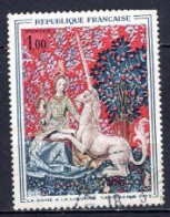 FRANCE 1964 TAPISSERIE LA DAME A LA LICORNE YVERT N° 1425 OBLITERE - Used Stamps