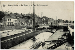 Herstal Le Bassin Et La Place De Coronmeuse - Herstal