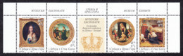 Yugoslavia 2005 Museum Exhibits Art Franz Xaver Winterhalter Andrea Di Aloigi Biagio D’Antonio Bukovac, Set In Strip MNH - Unused Stamps