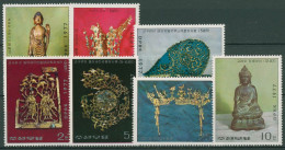 Korea (Nord) 1977 Kunstgegenstände 1645/51 Postfrisch - Corée Du Nord