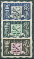 Monaco 1949 Flugzeug Douglas DC 3, Wappen 394/96 Postfrisch - Unused Stamps