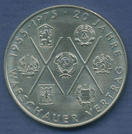 DDR 10 Mark 1975 20 Jahre Warschauer Vertrag, J 1557 Vz/st (m2873) - Andere & Zonder Classificatie
