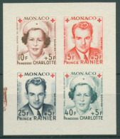 Monaco 1949 Rotes Kreuz Prinzessin Charlotte Fürst Rainier 397/00 B Postfrisch - Unused Stamps