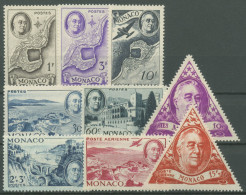 Monaco 1946 Politiker Franklin D.Roosevelt Bauwerke 322/30 Postfrisch - Unused Stamps