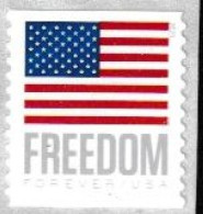 USA, 2023, MNH, FLAGS, FREEDOM FLAG, COIL,1v - Timbres