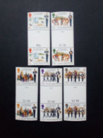 GUERNSEY MI-NR. 260-264 POSTFRISCH(MINT) ZWISCHENSTEGPAARSATZ BOYS BRIGADE SCHIFF 1983 - Guernsey