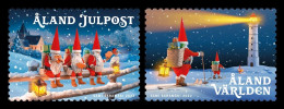 Aland 2022 Mih. 530/31 Christmas MNH ** - Aland