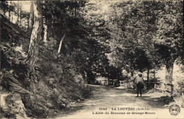 CPA La Louvesc Ardeche L'Allee Du Domaine De Grande Neuve - La Louvesc