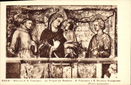 CPA Assisi Basilica Di S Francesco La Vergine Col Bambino - Chiese E Cattedrali