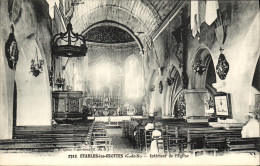 CPA Etables Les Grottes Interieur De L Eglise - Etables-sur-Mer