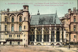 CPA St Germain En Laye S Et O Le Chateau Facade Sud Ouest Et La Chapelle A P - St. Germain En Laye (Castillo)
