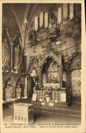 CPA Guingamp Interieur De La Basilique Notre Dame De Bons Secours Autel Et Porche De La Vierge Noire - Guingamp