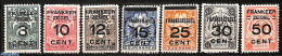 Suriname, Colony 1927 Floating Safe Overprints 7v, Mint NH, Transport - Fire Fighters & Prevention - Pompieri