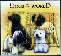 Saint Vincent & The Grenadines 2009 Bequia, Labrador 4v M/s, Mint NH, Nature - Dogs - St.Vincent Y Las Granadinas