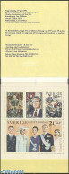 Sweden 1996 King 50th Anniversary 4v In Booklet, Mint NH, History - Kings & Queens (Royalty) - Stamp Booklets - Ongebruikt