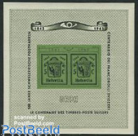 Switzerland 1943 GEPH Stamp Exposition S/s, Mint NH, Stamps On Stamps - Ungebraucht