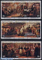 Aitutaki 1976 American Bi-centenary 3x3v [::], Mint NH, History - Nature - Science - US Bicentenary - Horses - Chemist.. - Chemistry