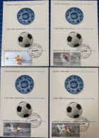 MACAU MAXIMUM POST CARDS LOT OF 4 - WORLD CUP FOOTBALL, GERMANY 2006 - RARE - Macao