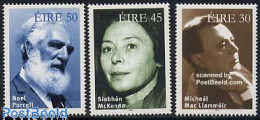 Ireland 1999 Actors 3v, Mint NH, Performance Art - Theatre - Ongebruikt