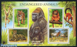 Ireland 1998 Animals S/s (150x90mm), Mint NH, Nature - Animals (others & Mixed) - Cat Family - Monkeys - Ongebruikt