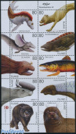 Iceland 2009 Mythical Animals 10v M/s, Mint NH, Nature - Animals (others & Mixed) - Fish - Nuovi