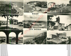 64.  BIDART .  COTE BASQUE .  CP Multivues . - Bidart
