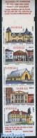 Sweden 1998 Architecture 5v In Booklet, Mint NH, Transport - Various - Stamp Booklets - Fire Fighters & Prevention - H.. - Ongebruikt