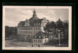 AK Ulm A. D., Wagnerschule Z. Zt. Festungs-Hilfslazarett III. - Ulm