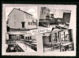AK Winkel Am Rhein, Restaurant Taunus, Innenansichten - Taunus