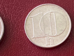 Münze Münzen Umlaufmünze Tschechoslowakei 10 Heller 1992 - Tchécoslovaquie