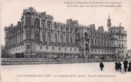 78 - SAINT GERMAIN En LAYE - Le Chateau - Facade Septentrionale - St. Germain En Laye (Castillo)
