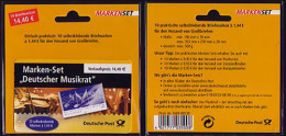 54bII B A MH Musikrat - Im Blister MIT Gebührenangaben ** Postfrisch - 2001-2010