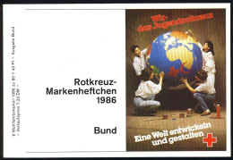 DRK/Wofa 1986 Gläser - Pokal 80 Pf, 6x1298, Postfrisch - Sonstige & Ohne Zuordnung