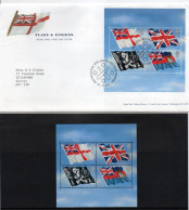 - GRANDE-BRETAGNE Bloc N° 15 Neufs ** MNH + FDC - DRAPEAUX & PAVILLONS / FLAGS & ENSIGNS 2001 - - Timbres