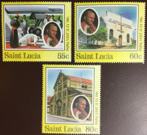 St Lucia 1986 Pope John Paul II Visit MNH - St.Lucia (1979-...)