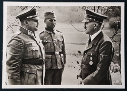 GERMANY THIRD 3rd REICH HOFFMANN PHOTOGRAPH 131 HITLER MEETING THE WEHRMACHT - War 1939-45
