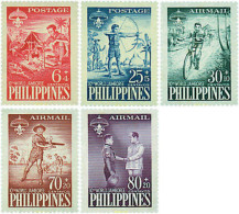 87416 MNH FILIPINAS 1959 10 JAMBOREE MUNDIAL EN MANILA - Philippines