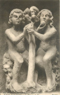 REIMS - LA CATHEDRALE - ADAM ET EVE - Chiese E Cattedrali