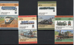 Grenadines Of Saint-Vincent Trains XXX 1985 - St.Vincent Y Las Granadinas