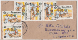 Tanzanie Tanzania Namanga Lettre Timbre Scoutisme Scouting Girl Guiding Stamp X6 Air Mail Cover - Briefe U. Dokumente