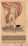 Litho AK 1925 I. Internationales Arbeiter Olympia Frankfurt Am Main Vom 24. Bis 28. Juli 1925 #63672 - Olympic Games